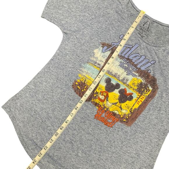 Disney Aulani Women’s Heather Blue Shirt Size Small - Picture 7 of 8
